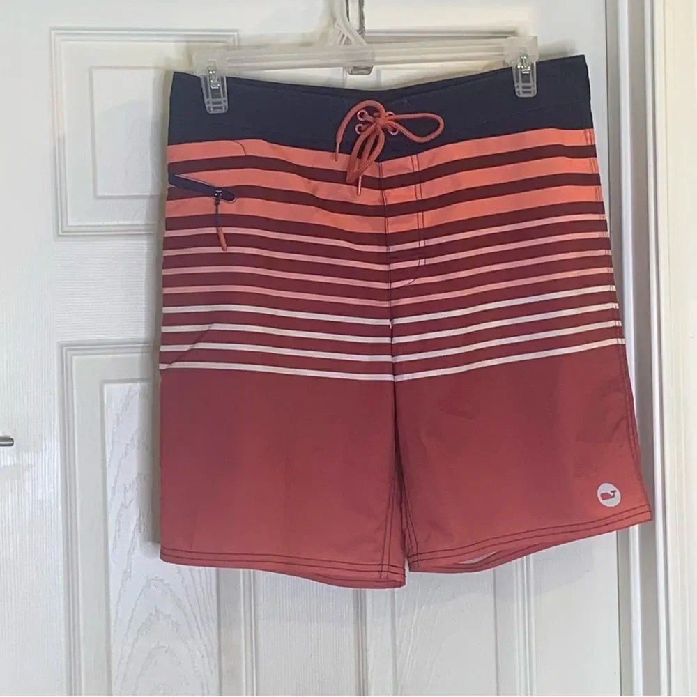 Vineyard Vines Mens Surflodge Board Shorts Striped Size 32